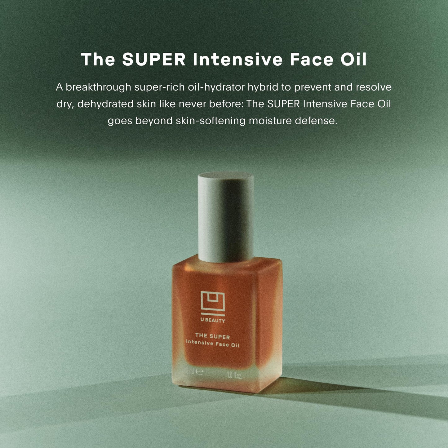 U Beauty Super Intensive Face Oil - Hydrating Hyaluronic Acid Moisturizer-Formulated with Avocado, Squalane + Jojoba Oil - Dehydrated and Aging Skin